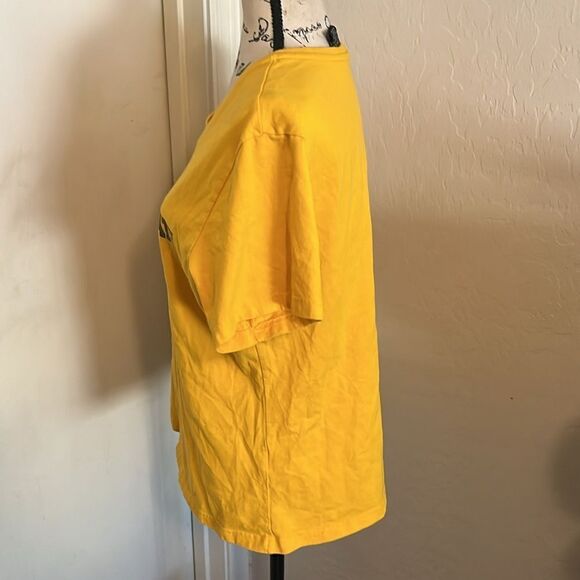 Y2K Nike ASU Arizona State University Sun Devils Yellow Graphic Shirt - Picture 2 of 9